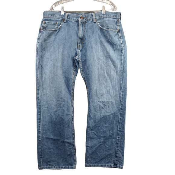 Levi's 559 Men's Straight Fit Jeans Blue Size 38x30 5-Pocket Cotton - Picture 1 of 13